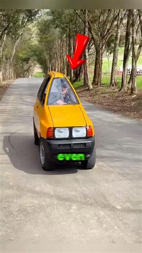 The Thinnest Working Car Ever Built