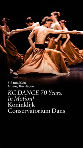 Holland Dance Festival zet graag jong talent in de schijnwerpers. Dit jaar presenteren we met trots 𝘒𝘊 𝘋𝘢𝘯𝘤𝘦 70 𝘠𝘦𝘢𝘳𝘴. 𝘐𝘯 𝘔𝘰𝘵𝘪𝘰𝘯!, waarin de jonge dansers van het Koninklijk Conservatorium Den Haag - Royal Conservatoire The Hague hun passie, kracht en emotie met het publiek delen. Het afwisselende programma wordt aangevuld met optredens van alumni van het KC. Op 7 en 8 februari in Amare. Sinds 1956 leidt het Koninklijk Conservatorium in Den Haag jong talent op in de academisc