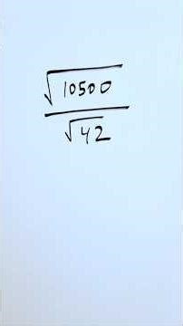 Square root question