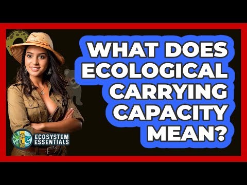 What Does Ecological Carrying Capacity Mean?