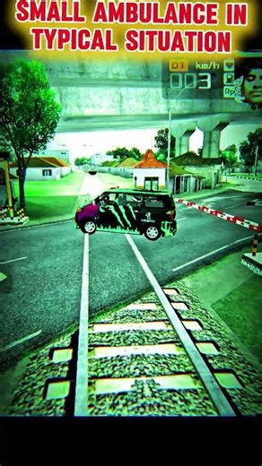 OMG! Small Ambulance #gaming #bussid #danger #emergency #shorts