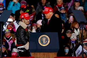 Lil Pump And Donald Trump Share A Selfie From UFC Event Where Fighter Claims Political Bias