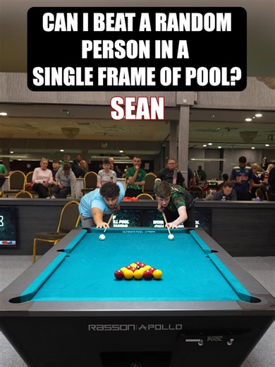 Can i beat a random pool player in a single game of pool ?? This is a series where i play against random pool players in a single frame of english pool to see if i can beat them , this video is against Brand New Ultimate Pool Pro Sean Walsh - i played him at the 2025 IEPF World Championships in Ennis, Ireland.