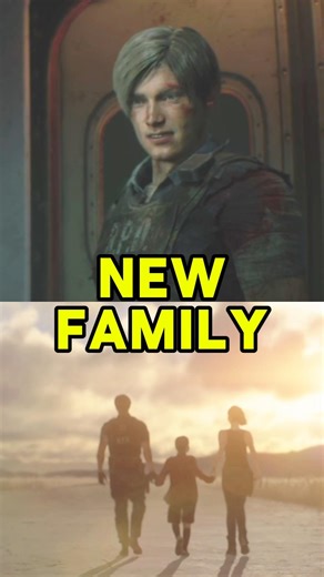 Cleon looking after Sherry 😭 #residentevil #leonkennedy #claireredfield #shorts #residentevilrequiem