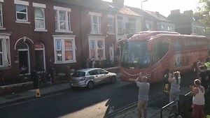 Liverpool FC arrive at Anfield! 🙌❤️ | Liverpool FC - Liverpool Echo