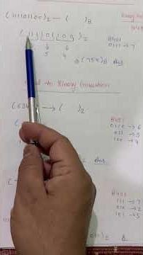 Binary number to octal number convertion #education #binary #octal #trading