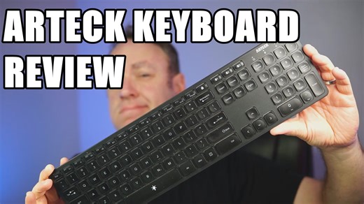 This Arteck Bluetooth Keyboard is perfect for a minimalistic workspace.