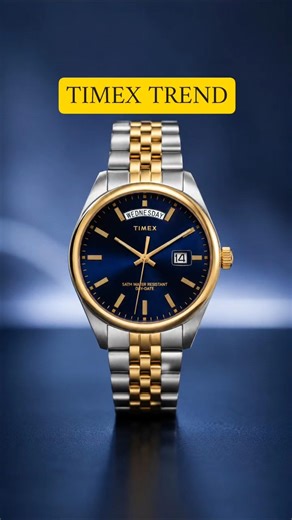 Timex Legacy Blue Dial Day-Date #watch