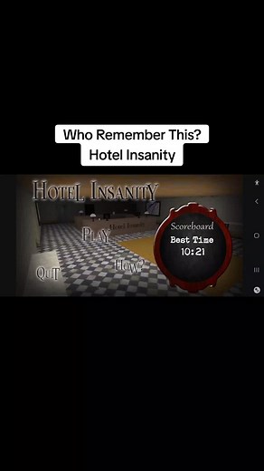 Hotel Insanity Game by DV Loper – Retro Horror Nostalgia