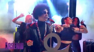 Prince Debuts New Song FUNKNROLL On Arsenio