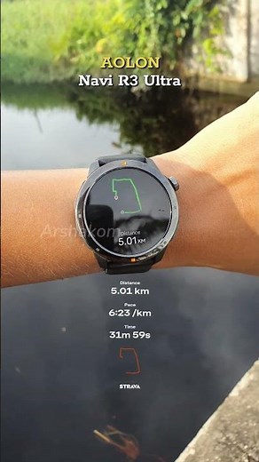 Aolon Navi R3 Ultra Smartwatch with GPS and support Strava #aolon #smartwatch #aolonnavir3ultra