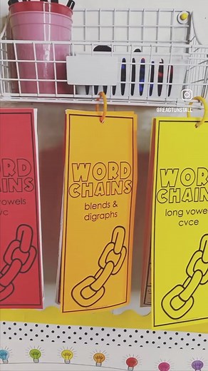 Word chains word ladders: short vowels, blends, digraphs, long vowels, vowel teams, and mixed sets. https://bit.ly/44D5Z2L | Tunstall's Teaching Tidbits