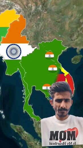 What Would Happen If India Took Myanmar’s Place? 😨 #shorts#geostudy #geopolitics #mapfacts#animation