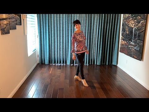 Señorita Sway line dance demonstration and tutorial by Stephie