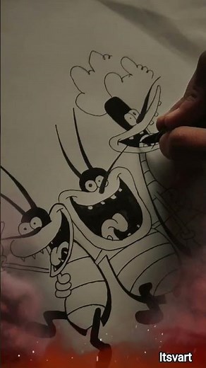 Cockroach gang drawing #art #ogy #cockroach