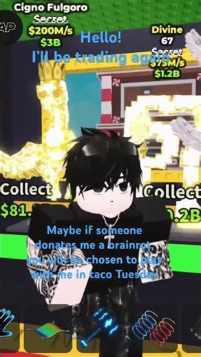 Trading again! @GoofyGooberNate #roblox #stealabrainrot