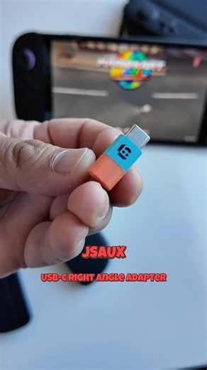 Protect your cables from breaking using the JSAUX USB C Right Angle Adapter #jsaux #adapter
