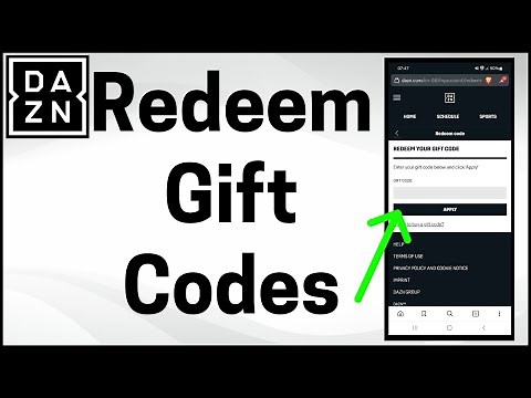 How to Redeem DAZN Gift Cards (EASY)