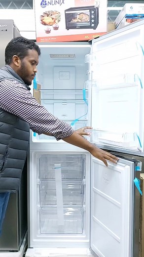 Roch Bottom Freezer Fridge RFR-290DBB 230L Ksh69,500/= Features