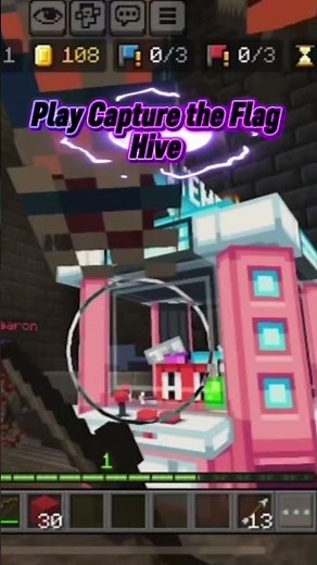 Playing Minecraft Hive