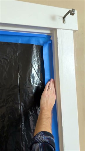 DIY window insulation! 🥶 #insulation #coldweather #heating #snowstorm