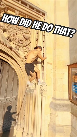 Perfect climbing challenge 🧗 #parkour #climbing #challenge