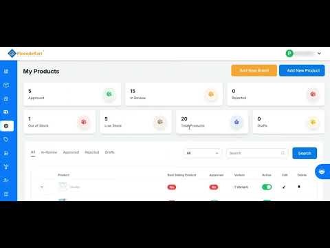Manufacture Dashboard Explained | Step-by-Step Guide for PincodeKartMFG VIDEO