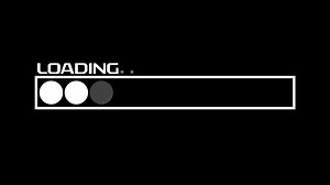 Download Loading HUD with circle blink background for free