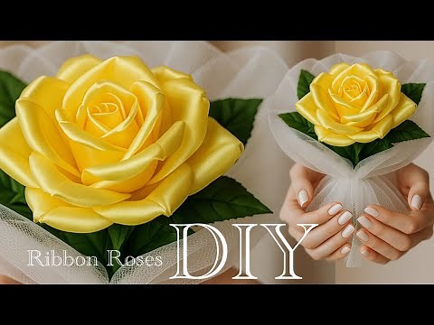 This DIY is Pure Magic _ The Ribbon Rose That Looks 100% Real_DIY