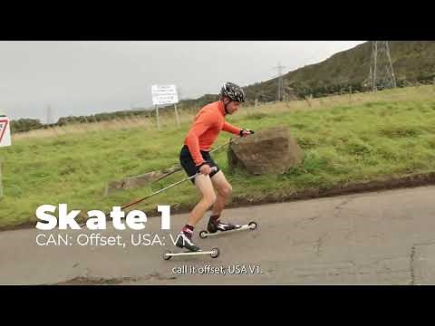 All rollerski skate techniques explained