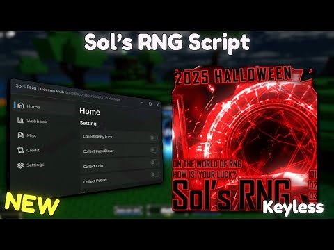 *NEW* Sol's RNG Script [ Pastebin 2025 ] Keyless