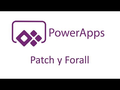 PowerApps como usar Patch y For All