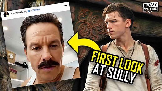 Uncharted movie Tom Holland and Mark Wahlberg first looks totally changed my mind
