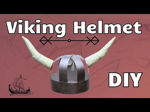 How to Make a Viking Helmet at Home. Carnival ball, accessories.