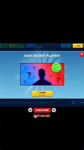 DLS26: 🤔 WHO IS THIS SECRET PLAYER?🧐 #dls #shortsfeed #shorts #football