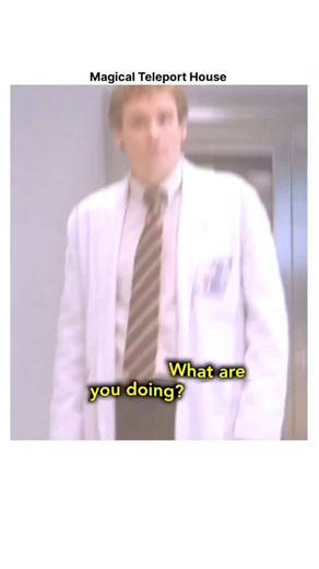 Hypedecho on Instagram: "🎬 Video Description: Magical Teleport House (from House, M.D.) This clip from the medical drama House, M.D. features Dr. Gregory House examining a patient who is suffering from a rare visual disorder. House is sitting on the patient's hospital bed, talking to him and to Dr. Robert Chase, who is standing nearby. When the patient is confused about what House is doing, House explains that the patient has a condition called akinetopsia, meaning he cannot see things when the
