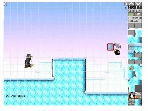Super Tux 0.1.3 How to use the "Level Editor "