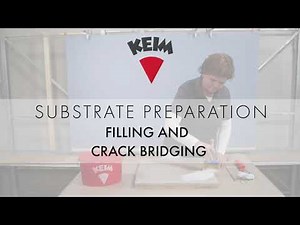 Substrate Preparation – Filling and crack bridging