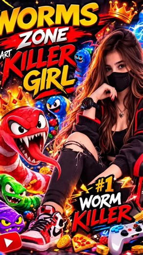 🐍worms zone game worm killer snake wait for end 😱🔚 #wormszone #gamer #gaming #shorts#viral#short