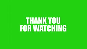 Thank you for watching green screen motion graphics animation