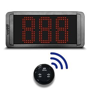 [Hot Item] Queue Wireless Call System with 1 Display 1 Button for Restaurant