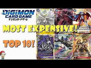 The Top 10 Most Expensive Digimon TCG Cards (Pre-BT7)! (Digimon TCG Buyer's Guide)