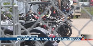 Omaha's impound lot fills up as pandemic stifles auctions