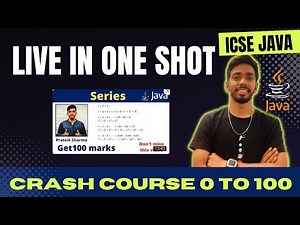 Computer Class 10 ICSE Crash course java 10