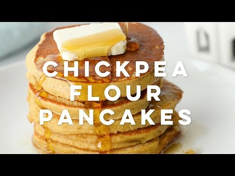 Vegan and GF Chickpea Flour Pancakes