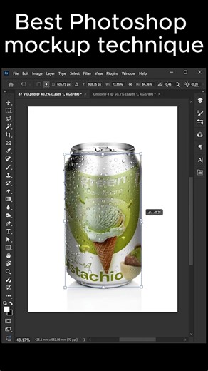 Best Photoshop mockup technique