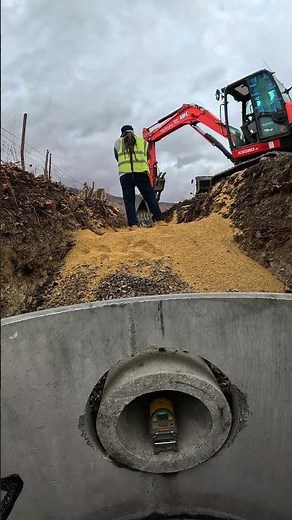 Storm Pipe Installation Time-Lapse | Rock Base, Hard-Pack & Backfill