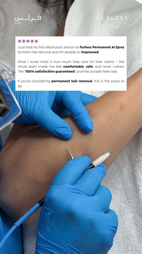 ⭐⭐⭐⭐⭐ Reviews like this are why we do it. Electrolysis for all hair, skin & bodies. Book via DM!