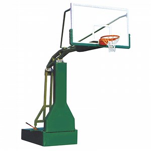 [Hot Item] Professional Competition Equipment Indoor Hydraulic Basketball Stand Portable