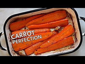 Easy Roasted Carrots recipe. How to make the BEST roasted carrots